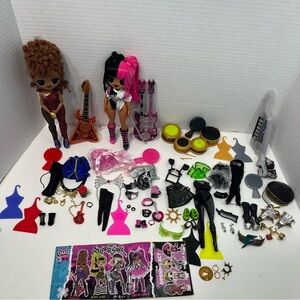 L.O.L. SURPRISE! O.M.G. Doll Super sonic dolls and accessories lot omg lol
